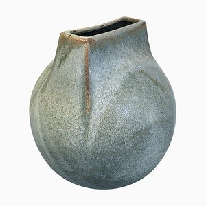 Large Stoneware Vase by Franco Bucci for Laboratorio Pesaro, Italy, 1970s-BVG-973253