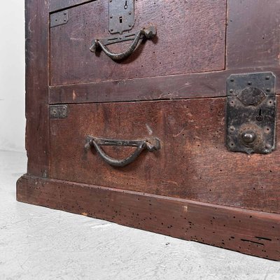 Large Store Archive Cabinet, Japan, 1890s-DWL-1787511