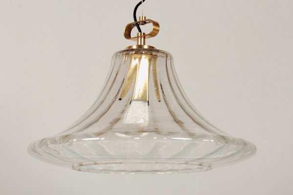 Large Structural Glass Pendant Lamp from Limburg, 1970s-DUM-1732251