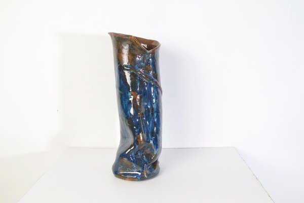 Large Studio Ceramic Vase, Italy, 1960s-FO-1096068