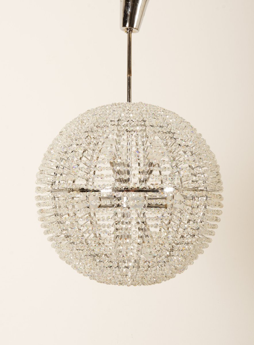 Large Supernova Pendant Light from Bakalowits & Söhne, 1970s