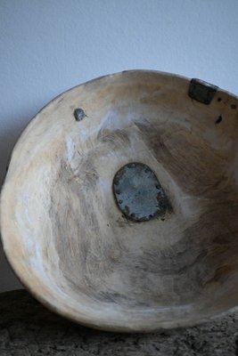 Large Swedish Burl Birch Bowl, 1800s-DAL-1799528