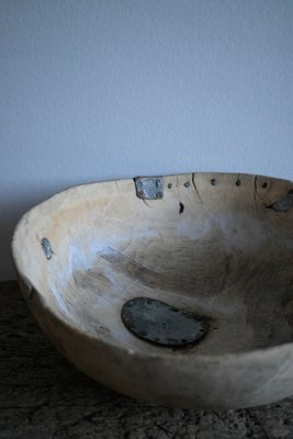 Large Swedish Burl Birch Bowl, 1800s-DAL-1799528