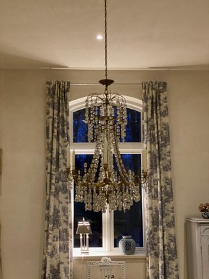 Large Swedish Chandelier, 1860-VAP-1124552