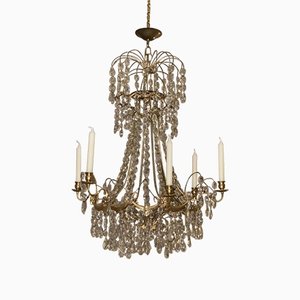 Large Swedish Chandelier, 1860-VAP-1124552