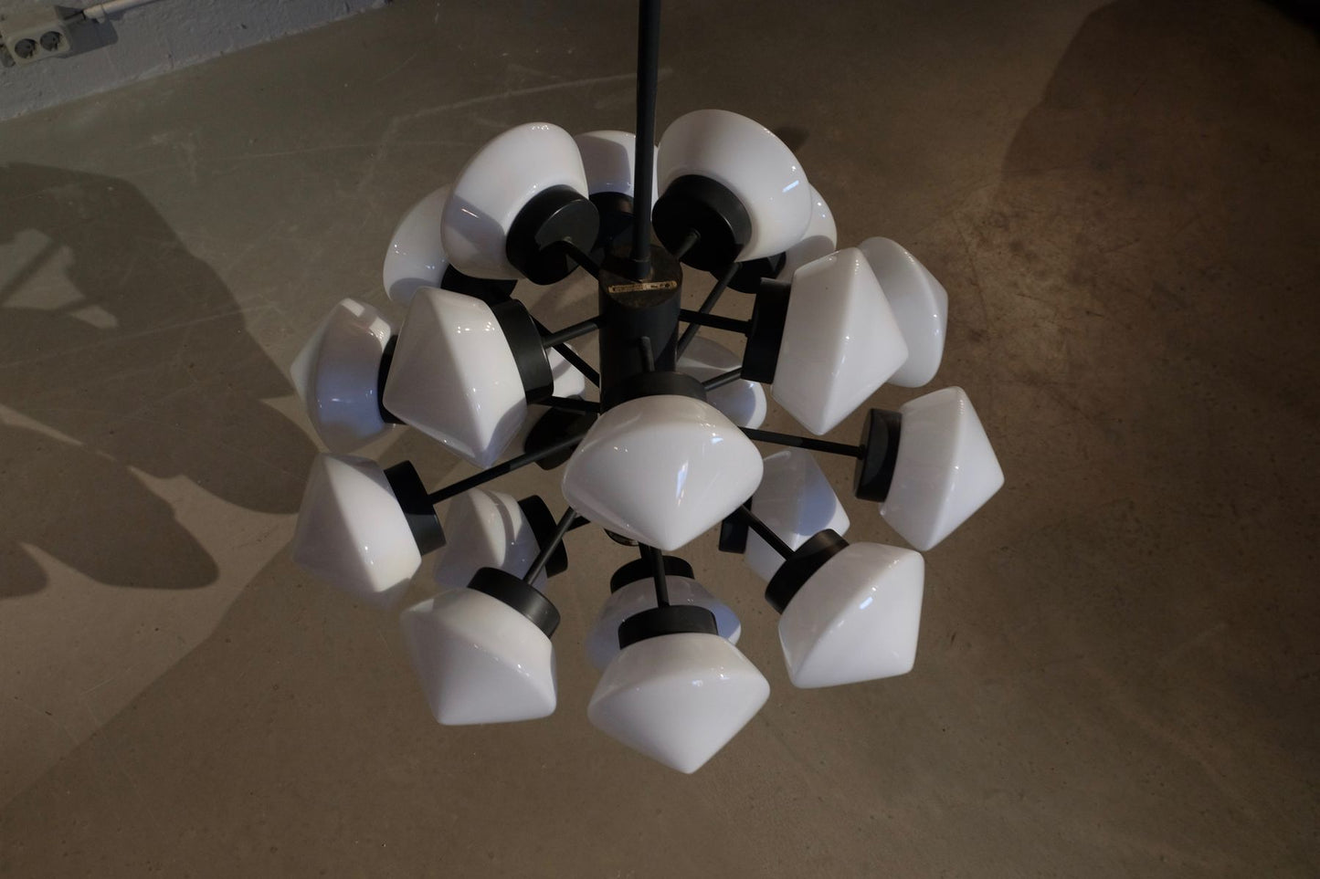 Large Swedish Chandelier by Fagerhults Belysning, 1960s