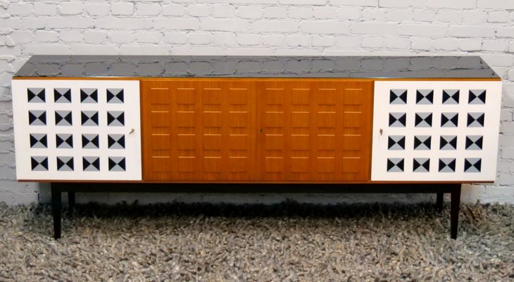 Large Swedish Chest of Drawers with Three-Dimensional Front, 1960s