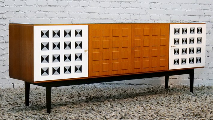 Large Swedish Chest of Drawers with Three-Dimensional Front, 1960s