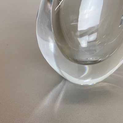 Large Swedish Lucid Drop Glass Vase by Sven Palmqvist for Orrefors, 1970s-QZ-1091370