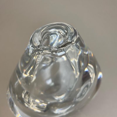 Large Swedish Lucid Drop Glass Vase by Sven Palmqvist for Orrefors, 1970s-QZ-1091370