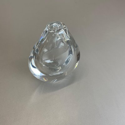 Large Swedish Lucid Drop Glass Vase by Sven Palmqvist for Orrefors, 1970s-QZ-1091370