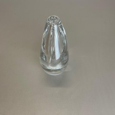 Large Swedish Lucid Drop Glass Vase by Sven Palmqvist for Orrefors, 1970s-QZ-1091370