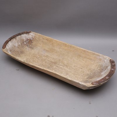 Large Swedish Wooden Bowl, 1800s-VAP-1192227