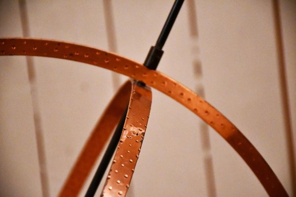 Large Swedish Wrought Iron, Brass and Copper Garden Sundial, 1960s-UDU-1821237