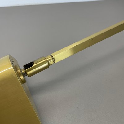 Large Swing Arm Brass & Acrylic Glass Wall Light in the style of Stilnovo, Italy, 1970s-QZ-1813060