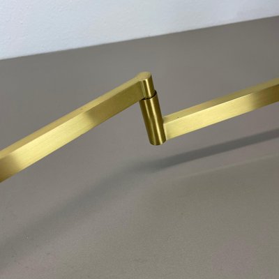 Large Swing Arm Brass & Acrylic Glass Wall Light in the style of Stilnovo, Italy, 1970s-QZ-1813060