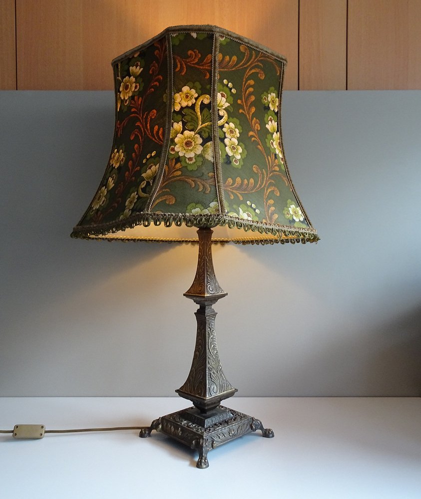 Large Table Lamp in Brass from Padberg KG, 1960s