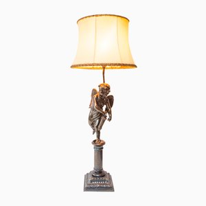 Large Table Lamp in Bronze, 1970s-JWI-1807832