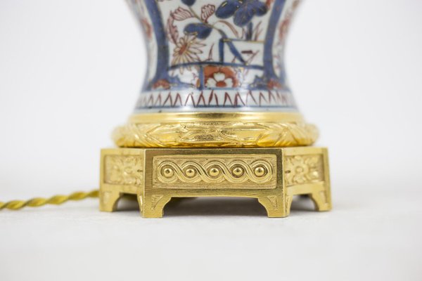 Large Table Lamp in Imari Porcelain and Gilt Bronze, 1880s-CEJ-667517