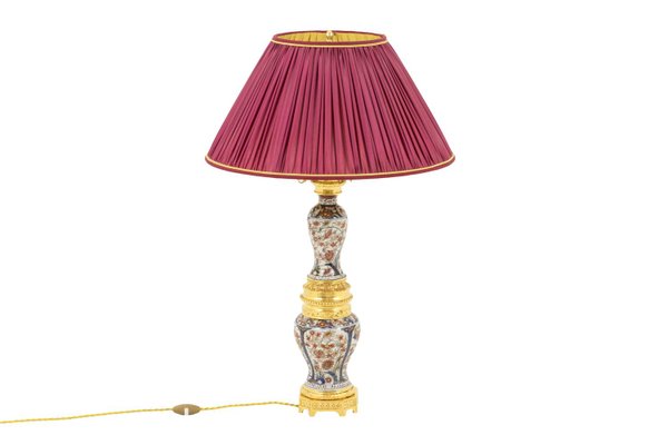 Large Table Lamp in Imari Porcelain and Gilt Bronze, 1880s-CEJ-667517