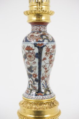 Large Table Lamp in Imari Porcelain and Gilt Bronze, 1880s-CEJ-667517