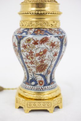 Large Table Lamp in Imari Porcelain and Gilt Bronze, 1880s-CEJ-667517