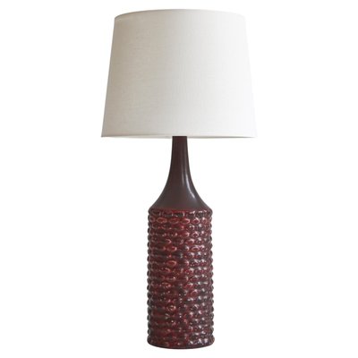 Large Table Lamp in Oxblood Glaze by Axel Salto for Royal Copenhagen, 1958-WRF-1178733