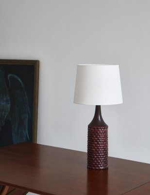 Large Table Lamp in Oxblood Glaze by Axel Salto for Royal Copenhagen, 1958-WRF-1178733