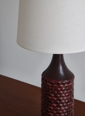 Large Table Lamp in Oxblood Glaze by Axel Salto for Royal Copenhagen, 1958-WRF-1178733