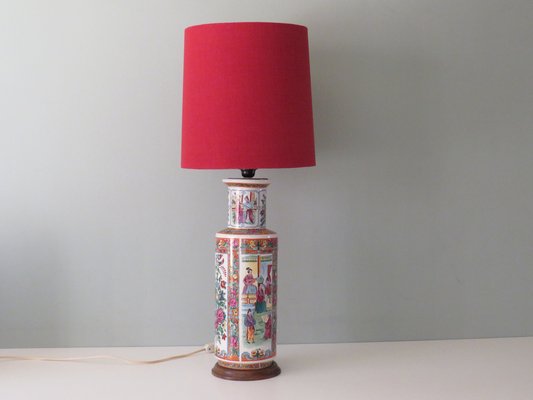 Large Table Lamp with Handmade Custom Lampshade-UKG-1261300