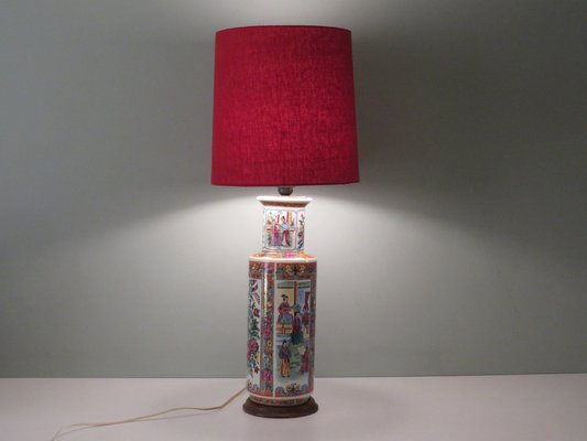 Large Table Lamp with Handmade Custom Lampshade-UKG-1261300