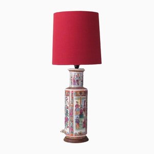 Large Table Lamp with Handmade Custom Lampshade-UKG-1261300