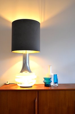 Large Table or Floor Lamp from Doria Leuchten, 1970s-OV-938546