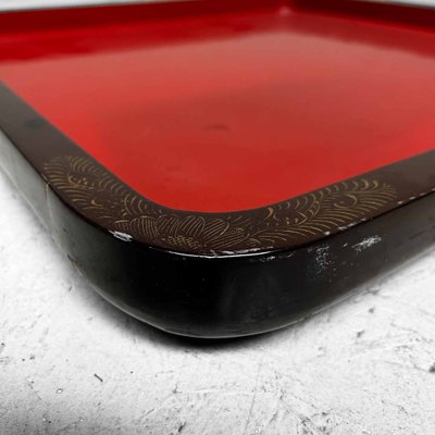 Large Taishō Era Urushi Lacquer Tray, Japan, 1920s-DWL-1816211