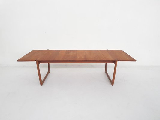 Large Teak Coffee Table by Peter Hvidt and Orla Molgaard Nielsen Model Fd 575 for France and Son, Denmark, 1950s-ZO-1813006