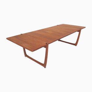 Large Teak Coffee Table by Peter Hvidt and Orla Molgaard Nielsen Model Fd 575 for France and Son, Denmark, 1950s-ZO-1813006