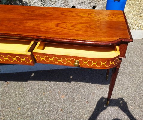 Large Teak Console by Paolo Buffa, 1940s-EI-1215844