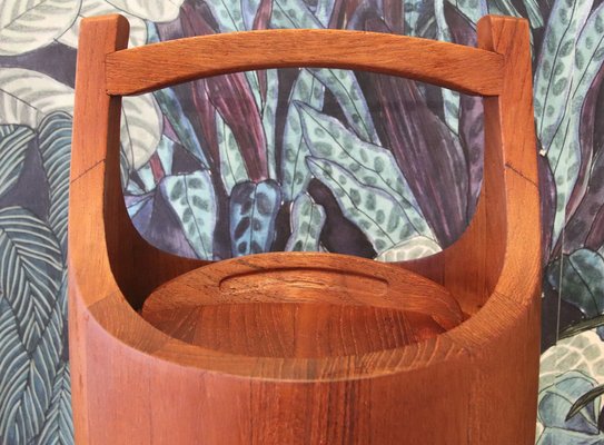 Large Teak Ice Bucket or Wine Cooler by Jens H. Quistgaard for Dansk Design, Denmark, 1950-1960-BPJ-1406397