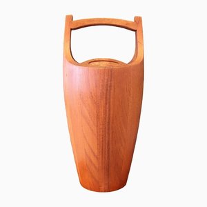 Large Teak Ice Bucket or Wine Cooler by Jens H. Quistgaard for Dansk Design, Denmark, 1950-1960-BPJ-1406397