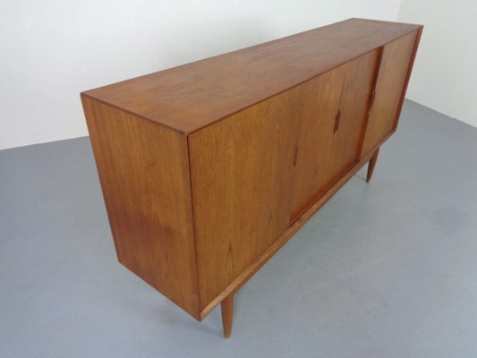 Large Teak Sideboard by Henry Rosengren Hansen for Brande Møbelindustri, 1950s-RDW-1723341