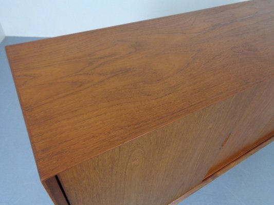 Large Teak Sideboard by Henry Rosengren Hansen for Brande Møbelindustri, 1950s-RDW-1723341