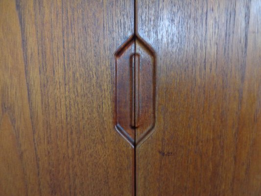 Large Teak Sideboard by Henry Rosengren Hansen for Brande Møbelindustri, 1950s-RDW-1723341