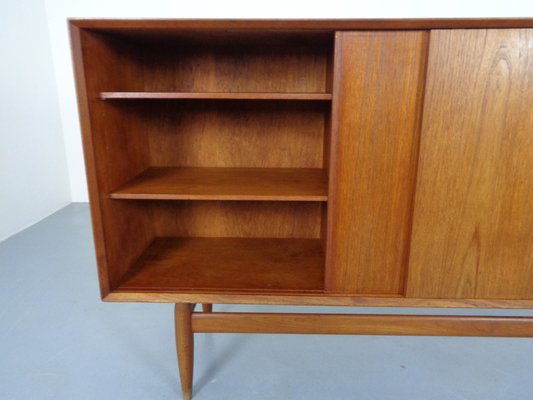 Large Teak Sideboard by Henry Rosengren Hansen for Brande Møbelindustri, 1950s-RDW-1723341