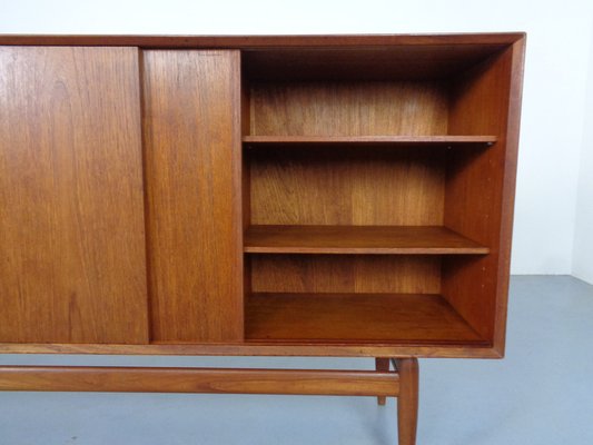 Large Teak Sideboard by Henry Rosengren Hansen for Brande Møbelindustri, 1950s-RDW-1723341