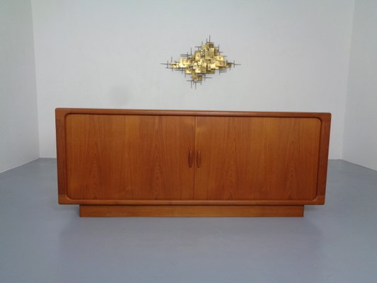 Large Teak Tambour Sideboard from Dyrlund, 1960s-RDW-999984