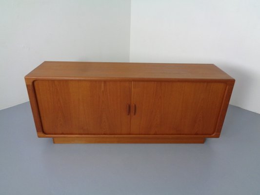 Large Teak Tambour Sideboard from Dyrlund, 1960s-RDW-999984