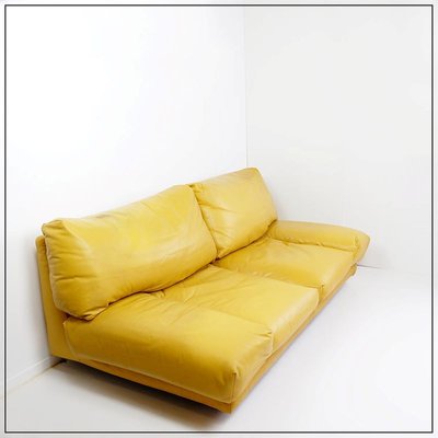 Large Tema 2-Seater Sofa in Leather by A. Piazzesi, Italy, 1980s-JG-1785183