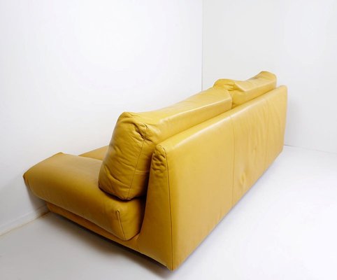 Large Tema 2-Seater Sofa in Leather by A. Piazzesi, Italy, 1980s-JG-1785183