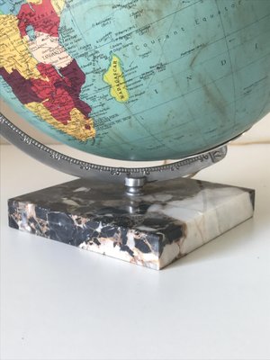 Large Terrestrial Globe in Glass and Marble, 1962-NER-1389305