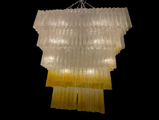 Large Textured Glass Chandelier, 1980s-JJC-1789846